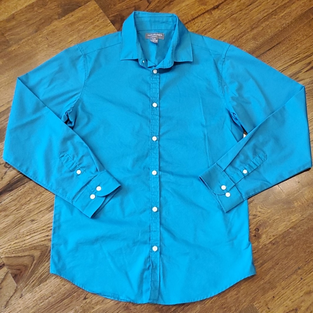 Boys Van Heusen button down size 14/16
